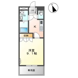 レイクレアⅠ【1階】の間取り