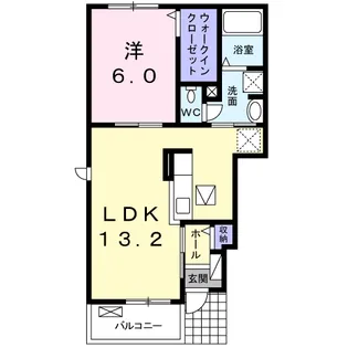 ベル エール【1階】の間取り