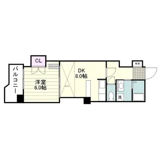 ビクトワール鹿児島【0603号室】の間取り