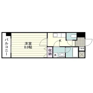 折田ビル(南郡元町)【0405号室】の間取り