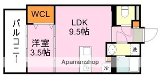 LEAD IN AIS鹿大前【1階】の間取り