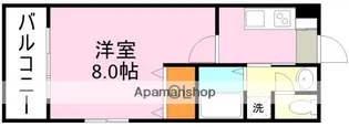 LEAD IN AIS鹿大前【3階】の間取り