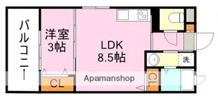 LEAD IN AIS鹿大前【4階】の間取り