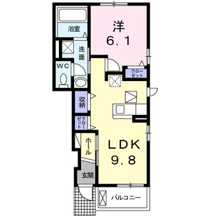 プランドール U【1階】の間取り