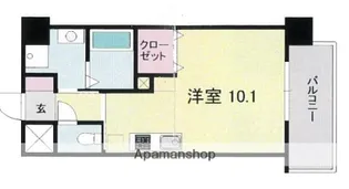 サンハイツ中洲通り【2階】の間取り