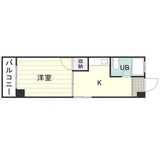 柳元ビル【0201号室】の間取り