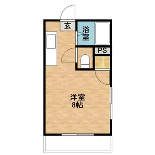 シャンポール南郡元【401号室】の間取り