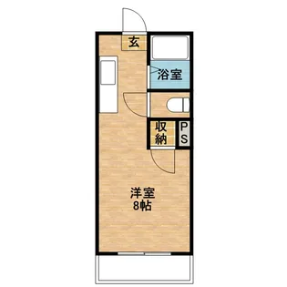 シャンポール南郡元【106号室】の間取り