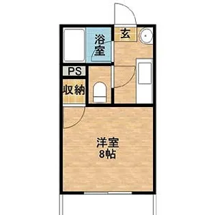 グレイス鴨池壱番館【508号室】の間取り