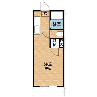ロゼーヌ唐湊【502号室】の間取り