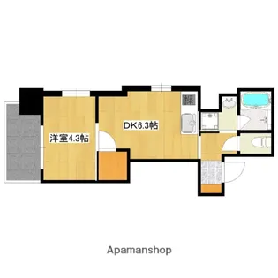 鹿児島県鹿児島市松原町【マンション】の間取り