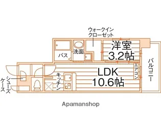 鹿児島県鹿児島市谷山中央1丁目【マンション】の間取り
