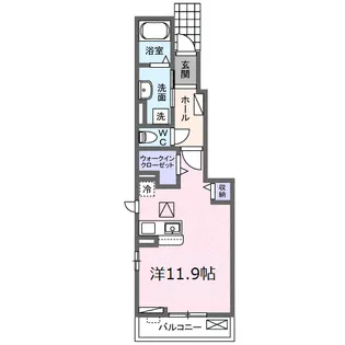 ジラソーレ Ⅲ【1階】の間取り