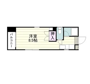 アスカビルⅠ【0406号室】の間取り