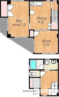 クレインB【1階】の間取り