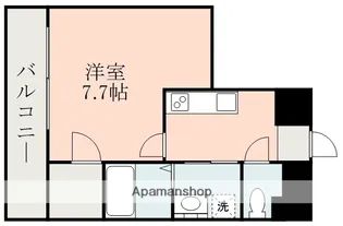 エルガーデン谷山【505号室】の間取り