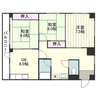 丸政ビル【0403号室】の間取り