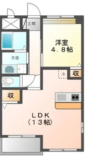 サニーコートM【101号室】の間取り