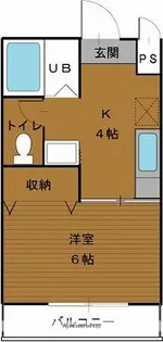 RBハイツ【207号室】の間取り