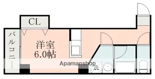 内野ビル【4階】の間取り