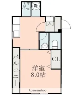 上之園ハイツ【3階】の間取り