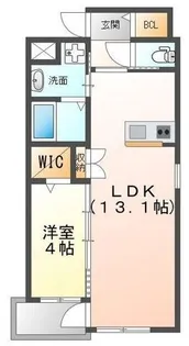 桜花ハイツ【5階】の間取り