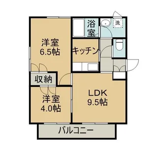 メゾンMANA【202号室】の間取り