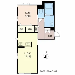 アリスティオ Ⅰ【1階】の間取り