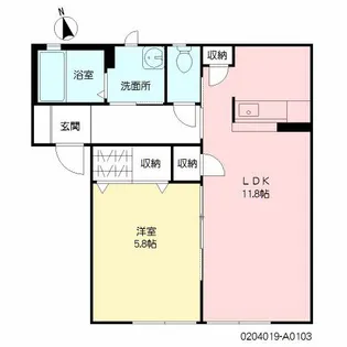 フレーズ【1階】の間取り