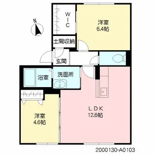 鹿児島県薩摩川内市永利町【アパート】の間取り