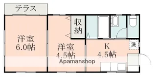町宝ビル【101号室】の間取り