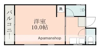 一松マンション【2-B号室】の間取り