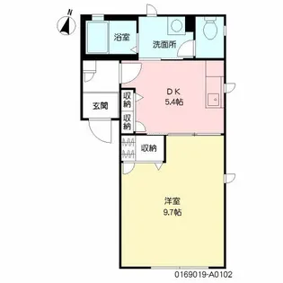 鹿児島県鹿児島市上之園町【アパート】の間取り