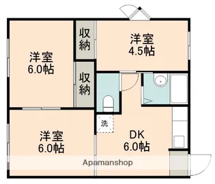 コーポラス中嶋【2階】の間取り