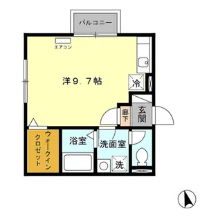ラヴィータM【201号室】の間取り