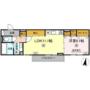 DーRESENA和田【3階】の間取り