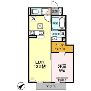 Accelerator【1階】の間取り