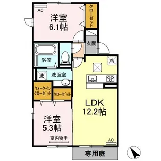 ROSSO(ロッソ)【1階】の間取り