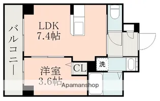 ピネータ天保山【506号室】の間取り