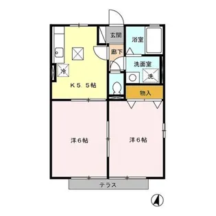 パストラーレ A棟【1階】の間取り