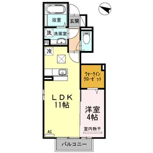 ドリームH&M【1階】の間取り