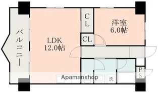 エスポワール紫原【3階】の間取り