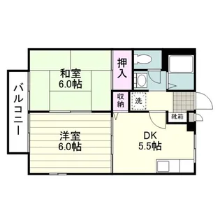 グレイス貴【0201号室】の間取り
