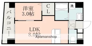 ソレイル鴨池【3階】の間取り