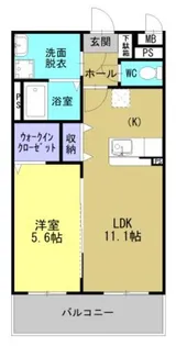 サラフォレスト中央【3階】の間取り