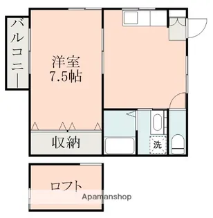 ソレイユ【2階】の間取り