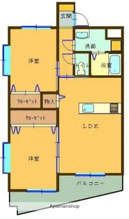 シャルマンコーポK【1階】の間取り