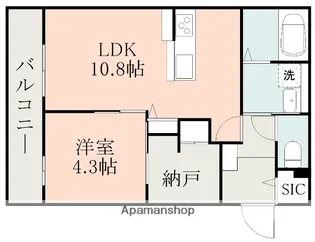 フォルトゥーナⅡ【2階】の間取り
