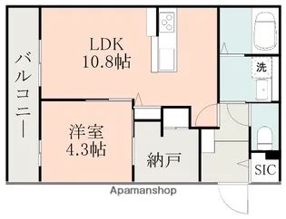フォルトゥーナⅡ【3階】の間取り
