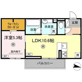 クオリティパレス真砂【3階】の間取り